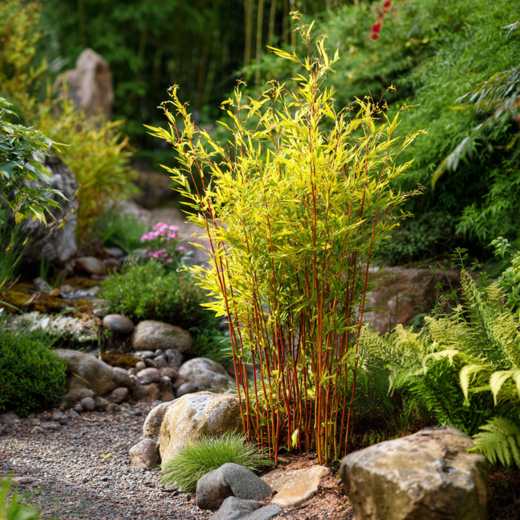 Fargesia 'Red Dragon' - Rode bamboe - 6 stuks