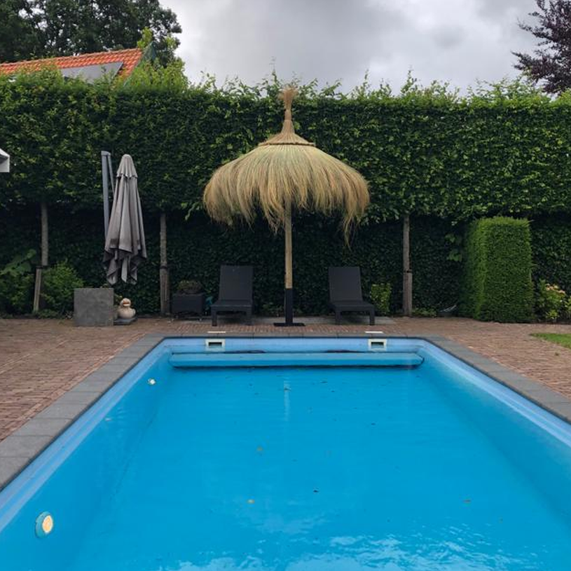 Rieten Parasol Ibiza