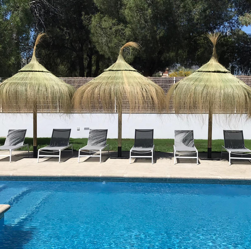Rieten Parasol Ibiza