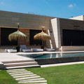 Rieten Parasol Ibiza
