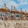 Rieten Parasol Ibiza