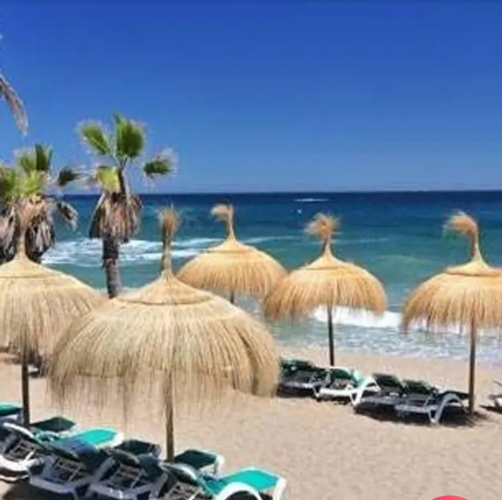 Rieten Parasol Ibiza