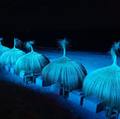 Rieten Parasol Ibiza