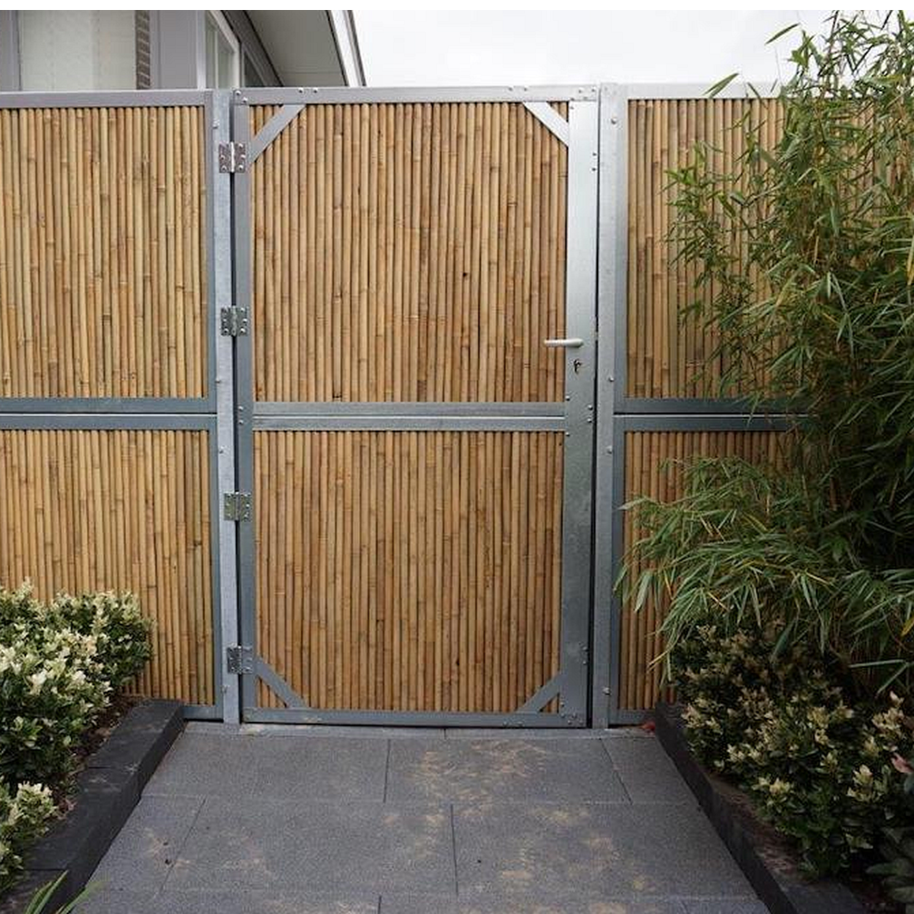 Bamboe Poort Stalen Frame