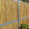 Bamboe Schutting Stalen Frame