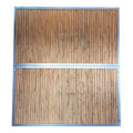 Bamboeschutting met stalen frame