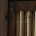 Bamboe met cortenstalen frame kopen