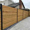 schutting met  grenen schuttingplanken s