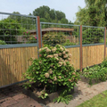 Bamboe Schutting Staal Gaas