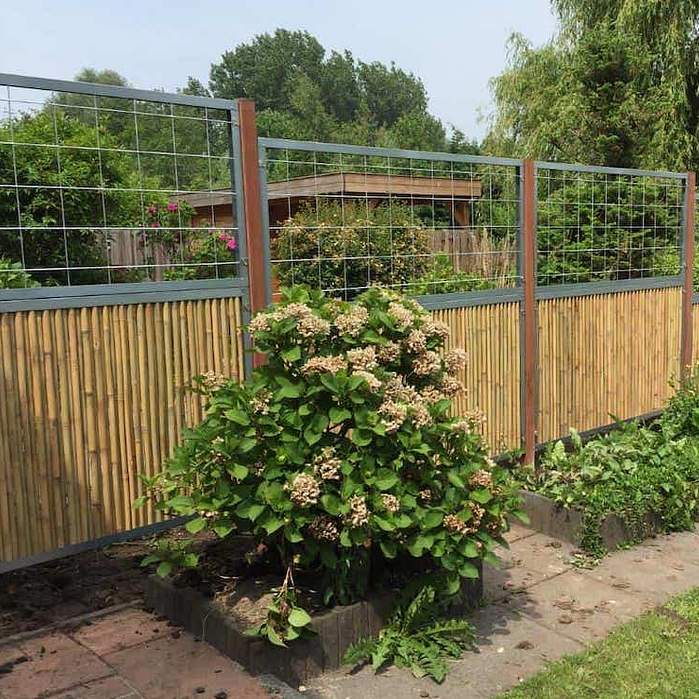 Tuinhek van Bamboe