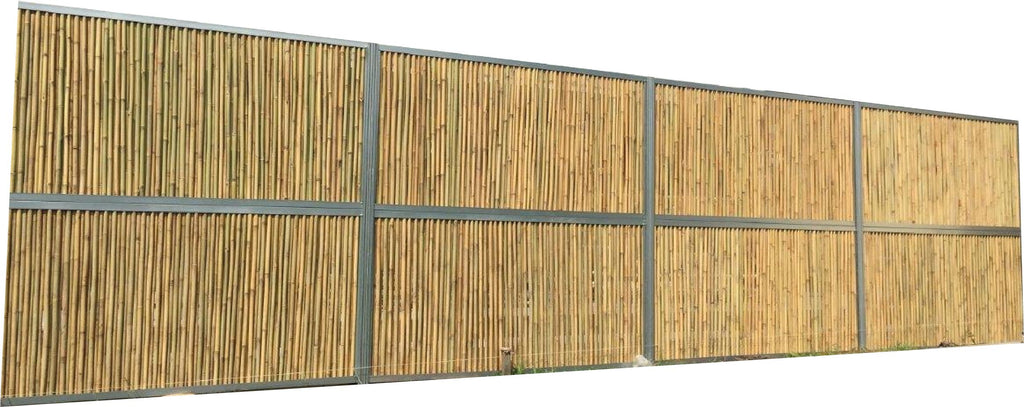 Bamboe Schutting Stalen Frame