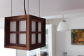 Hanglampen van duurzaam hout japanse stijl