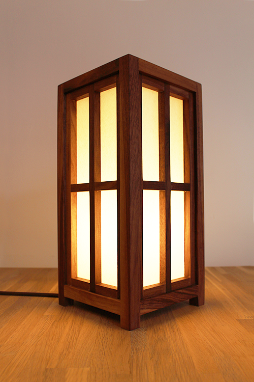 Japanse lamp design tafellamp hout